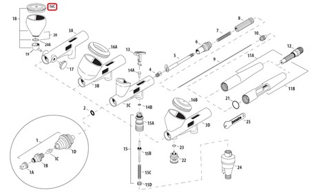 Lid cup (Siphon cut)